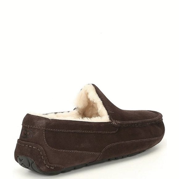 NEW Sizes 9 to 13 Men\'s Ascot Moc Toe Slippers Loafers - Espresso